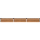  Povišeni vrtni krevet Drvena smeđa 240 x 40 x 24 cm | shoptok.hr