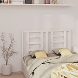  Uzglavlje za krevet bijelo 126 x 4 x 100 cm od masivne borovine | Eponuda.ba
