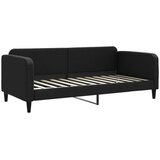  Dnevni krevet na razvlačenje s ladicama crni 90x200 cm tkanina | shoptok.hr