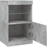  Komoda s LED svjetlima siva boja betona 41x37x67 cm | Eponuda.com