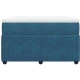  Krevet s oprugama i madracem tamnoplavi 120 x 190 cm baršun | shoptok.hr