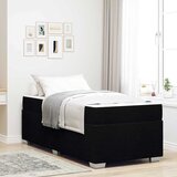 vidaXL Krevetna konstrukcija Ostalo Crna 100 x 200 cm tkanina | shoptok.hr