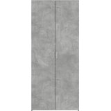  Visoka komoda siva boja betona 80 x 42,5 x 185 cm drvena | shoptok.hr