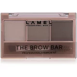 LAMEL BASIC The Brow Bar paleta za šminkanje obrva sa četkicom #401 4,5 g