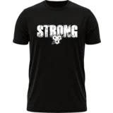muška strong T-shirt Black 95242