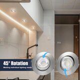 CLOKSH 6x 85 mm LED vgradni reflektor 6 W IP44 | Shoptok.si