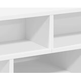  Klubska mizica bela 70x70x29 cm inženirski les | Shoptok.si
