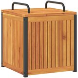  Vanjska kutija za jastuke 45x45x45/53 cm masivno drvo i čelik | shoptok.hr
