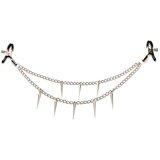 Master Series Daggers Double Chain Nipple Clamps Silver | shoptok.hr