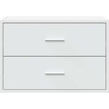 Ormarić s 2 ladice bijeli 60x31x40 cm izrađeno drvo | shoptok.hr