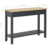  Konzolni stol crni 110 x 35 x 80 cm drveni | shoptok.hr