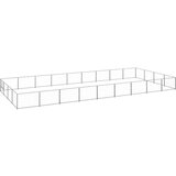  Kavez za pse srebrni 36 m² čelični | shoptok.hr