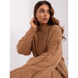 RUE PARIS Dress-LC-SK-1561.72P-camel | Shoptok.si