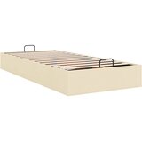  Otomanski okvir kreveta bez madraca krem 90x190 cm od tkanine | shoptok.hr
