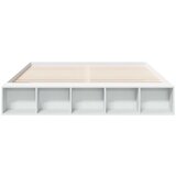 vidaXL Okvir za krevet bijeli 200 x 200 cm od konstruiranog drva | shoptok.hr