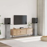 vidaXL Stojalo za zvočnike 2 kosa betonsko sivo 30x30x80 cm inž. les Cene