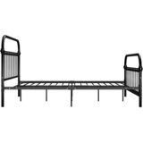  Okvir za krevet crni metalni 120 x 200 cm | shoptok.hr