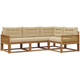  Set vanjskih sofa 4 kom. Prirodna i bež | shoptok.hr