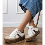 D/CEO White gladiator sandals fastened at the ankle Badana | ePonuda.com