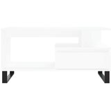  Stolić za kavu bijeli 90 x 49 x 45 cm od konstruiranog drva | shoptok.hr
