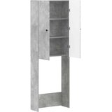  Kabinetska WC BREDA Betonska siva 66 x 25,5 x 190 cm | shoptok.hr