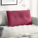  Jastuk za leđa Vinska crvena 80 x 50 cm Kordura tekstil | shoptok.hr