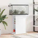 Stalak za akvarij Bijeli 75x36x72,5 cm Konstruirano drvo