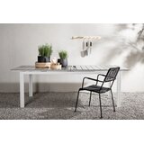 Venture Home Levels pravokutni vrtni blagovaonski stol 229 × 100 cm, bijeli | shoptok.hr