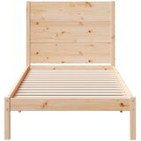  Dugi okvir kreveta bez madraca 100 x 220 cm masivno drvo | shoptok.hr