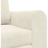 vidaXL Floor Sofa Bed 2-u-1 Krem 148x71x83 cm Velvet | shoptok.hr