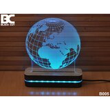 Black Cut 3D lampa sa 8 različitih boja i daljinskim upravljačem - globus ( B005 ) | ePonuda.com