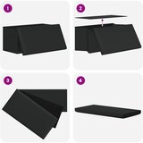  Sklopiva klupa za pohranu Crna 180 kg 80 L 77 x 38 x 38 cm PVC | shoptok.hr