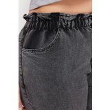 Trendyol Curve Gray High Waist Elastic Waist Mom Jeans | Eponuda.ba