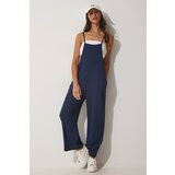 Happiness İstanbul Jumpsuit - Dunkelblau - Relaxed fit cene