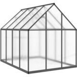  Staklenik s okvirom antracit 224 x 169 x 195 cm aluminijski | shoptok.hr