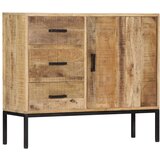 vidaXL Komoda 88x30x71 cm trden mangov les Cene