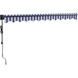  Automatska tenda na uvlačenje plavo-bijela 3,5 x 2,5 m | Eponuda.ba