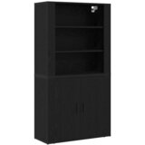 vidaXL Klop Črni hrast 80 x 33 x 150 cm Konstruiran les, (5000044690) | Shoptok.si