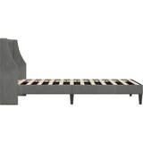  Krevetna konstrukcija Tamno siva 80 x 200 cm Baršun | shoptok.hr