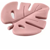 Zopa Silicone Teether Leaf grizalo Old Pink 1 kos
