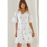 Bianco Lucci ženska haljina 40861026, mini, belo-zelena | Eponuda.com