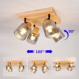  Brilagi - Spot svetlo HYGGE 4xE14/15W/230V drvo/zadimljeno | Eponuda.com