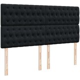 vidaXL Box spring postelja z vzmetnico črna 200x200 cm žamet, (21306743) | Shoptok.si