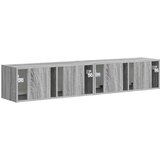TV zidni ormar Zidne 2 pcs Siva Sonoma 78,5 x 31 x 29,5 cm | shoptok.hr