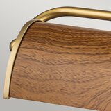 Elstead WINCHFIELD-PLM-AB-OAK - Svetlo za slike WINCHFIELD 2xE14/40W/230V hrast | Eponuda.com