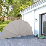 vidaXL sklopiva bočna tenda krem 200 cm | shoptok.hr