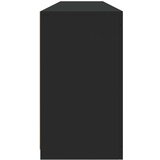 Komoda z LED lučkami črna 162x37x67 cm | Shoptok.si