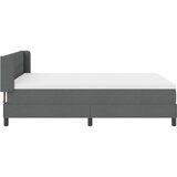 s opruga kutije Tamno siva 190 x 140 cm tkanina | shoptok.hr