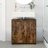  Kabinet za umivalnik v kopalnici Dimljeni oreh 60 x 30 x 60 cm, (5000112554) | Shoptok.si