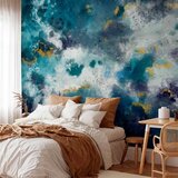  Foto tapeta - Stormy ocean - abstract blue composition in watercolour style 400x280 Premium | shoptok.hr